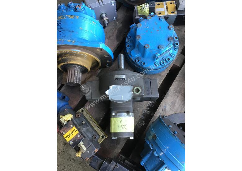 caption Pallet of new hydraulic Pumps or motors if not new been refurbished would like to sell the whole lot