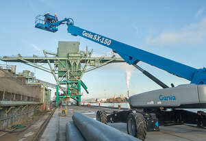 Genie 150ft Straight Boom Lift Exceptional Reach & Robust Construction for Challenging Jobsites!