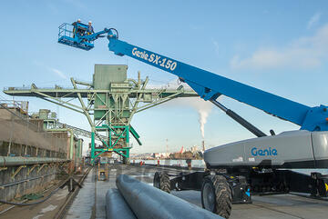 Genie 150ft Straight Boom Lift Exceptional Reach & Robust Construction for Challenging Jobsites! Genie 150ft Straight Boom Lift Exceptional Reach & Robust Construction for Challenging Jobsites!