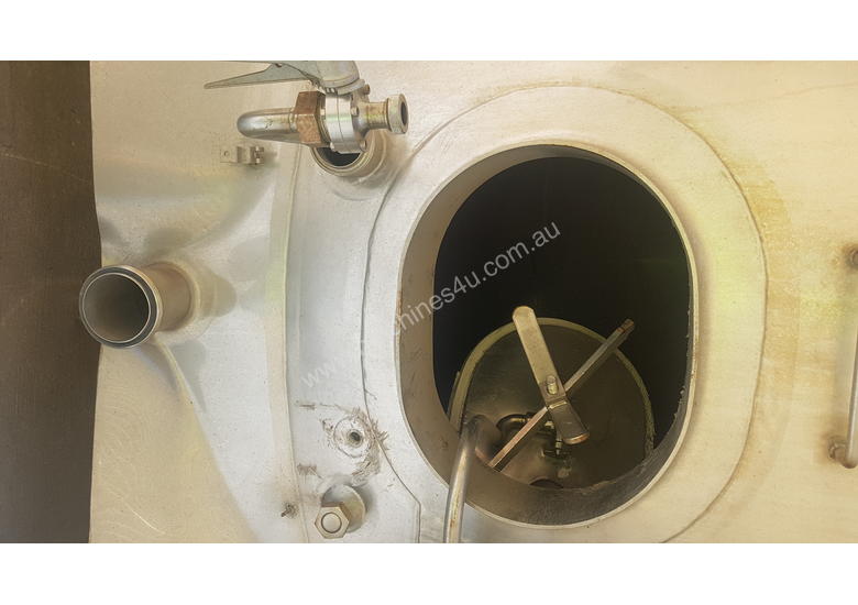 caption 40k lt stainless tank