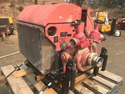 Portable fire fighting pump