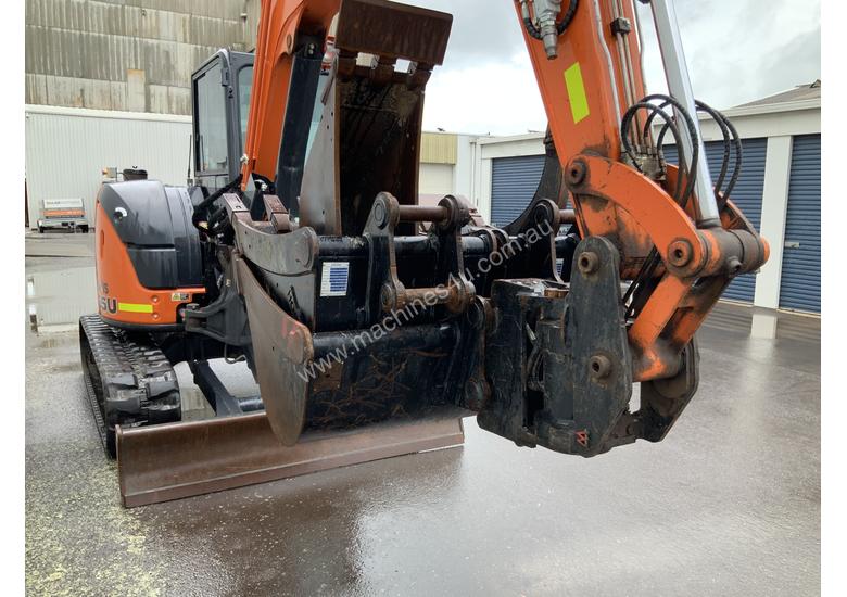 caption 2018 Hitachi ZX55U-5A Excavator