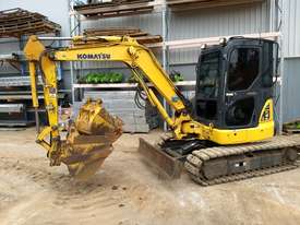 Used 2013 Komatsu PC45MR Excavator with 4300hrs inc mud, 300mm, 600mm buckets, ripper attachment. - picture1' - Click to enlarge