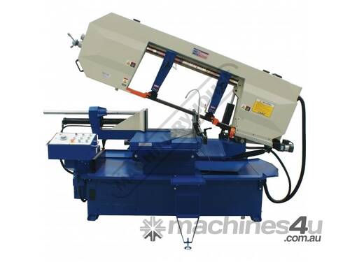 caption BS-461AS Semi - Automatic Swivel Head-Dual Mitre Metal Cutting Band Saw Variable Cutting Speeds, Dua