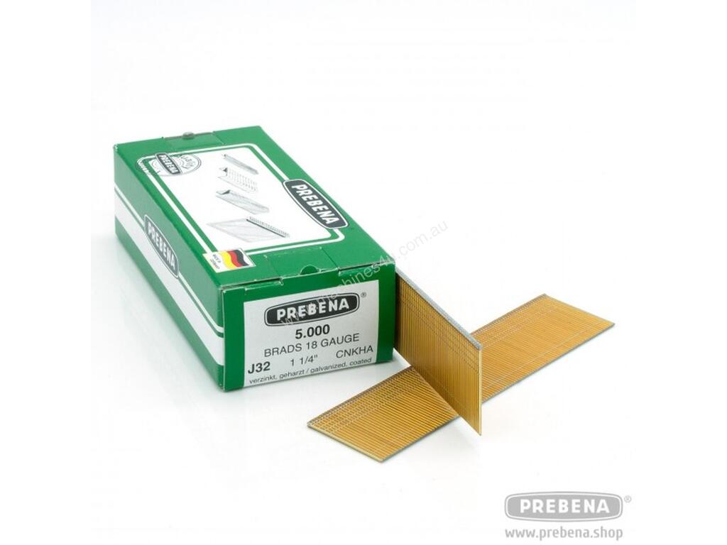 New Prebena J32CNKHA Brads galvanized resincoated Nail Gun in