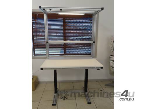 Electric height adjustable workbench , Aluminium profile