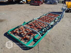 3 POINT LINKAGE 4M FOLD OUT HARROW RAKE (UNUSED) - picture1' - Click to enlarge