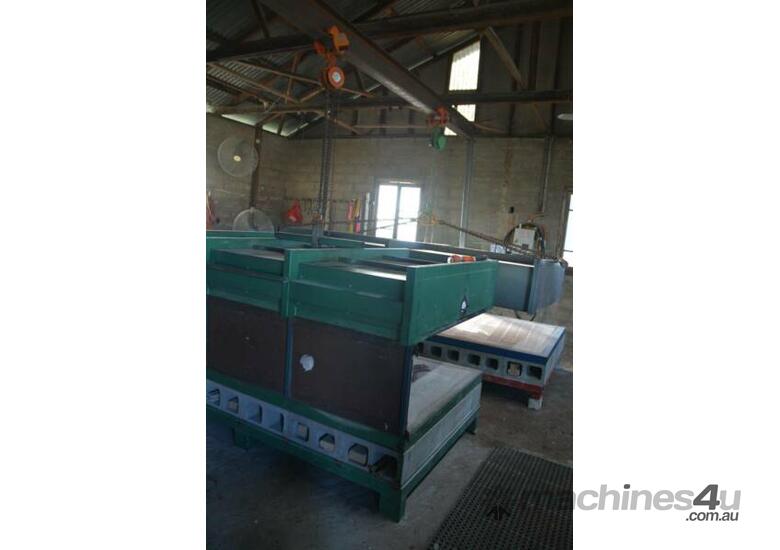 Used custom made 2220 X 1220 3000 X 1380 working area Glass Slumping