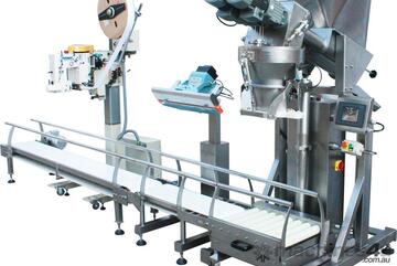 Automatic Bag Weighing Filling and Sealing Line.