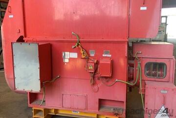 650 kw 870 hp 12 pole 485 rpm 3300 volt 560 frame Slip Ring Electric Motor TOSHIBA Type TIM Form FCK