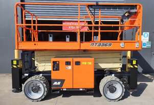 JLG 3369RT 33ft Rough Terrain Scissor Lift Full Traction Control for for Maximum Performance!
