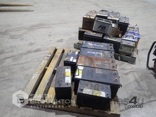 2 X PALLETS ASSORTED USED BATTERIES