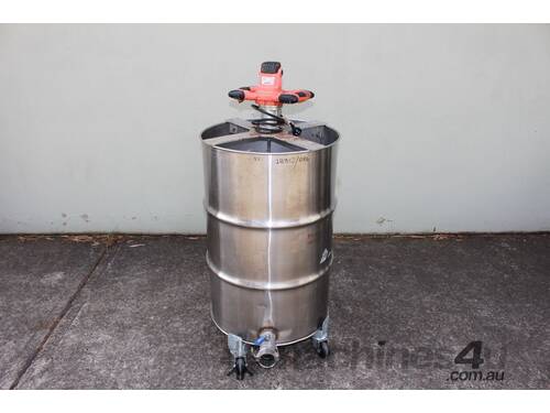 Stainless Steel Mixing Drum