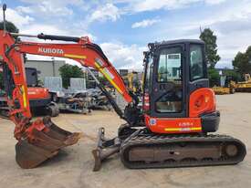 2017 KUBOTA U55-4 5.6T EXCAVATOR WITH FULL A/C CAB, HITCH, BUCKETS AND 2031 HOURS - picture0' - Click to enlarge