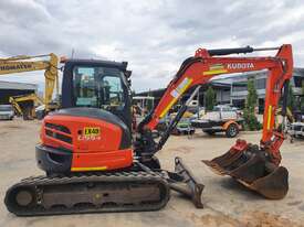 2017 KUBOTA U55-4 5.6T EXCAVATOR WITH FULL A/C CAB, HITCH, BUCKETS AND 2031 HOURS - picture1' - Click to enlarge