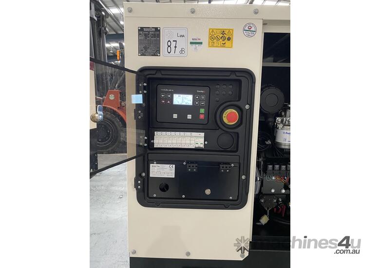 caption TecnoGen 10kVA NEW (Single Phase) Diesel Generator - PK10MSX