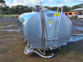 STAINLESS STEEL TANK, MILK VAT 7900lt - picture1' - Click to enlarge