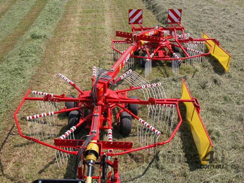 caption SIP Star 600 Twin Rotary Hay Rake