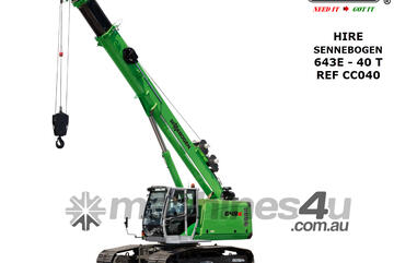 CRAWLER CRANE SENNEBOGEN 643E - 40T *AVAILABLE NOW*