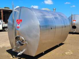 STAINLESS STEEL TANK, MILK VAT 8000lt - picture2' - Click to enlarge