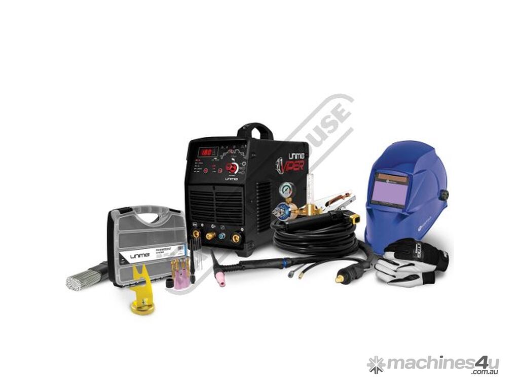 New UNIMIG WELDERS VIPER 180 AC DC TIG WELDER Package Deal KUMM