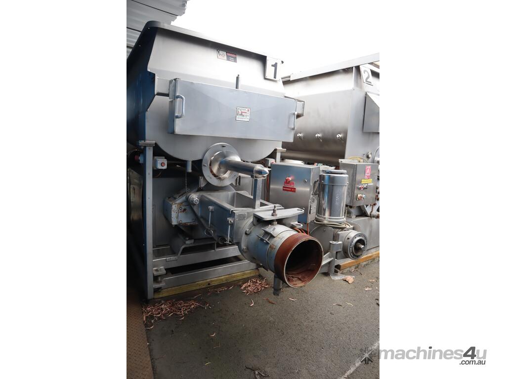 Used mackies Commercial Stainless Steel Twin Paddle Blender Mixer