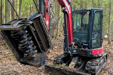 OSMA TFK 90 (micro) Forestry Mulcher Range 4-6 T Excavator