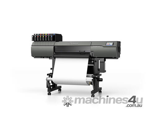 caption Roland LG UV Printer - Staggered Print Heads | ECO-UV Inks & True Rich Color
