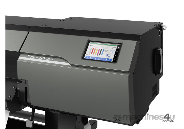 caption Roland LG UV Printer - Staggered Print Heads | ECO-UV Inks & True Rich Color