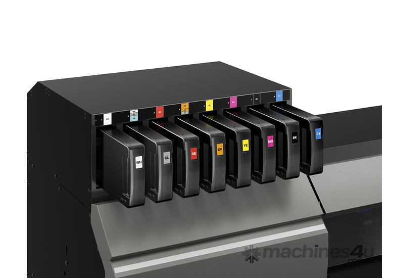 caption Roland LG UV Printer - Staggered Print Heads | ECO-UV Inks & True Rich Color