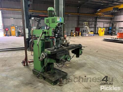 Prvomajska G-01V Milling Machine. Machine Number 01382469, Year: 1982, Mass 1500Kg, Operating Voltag