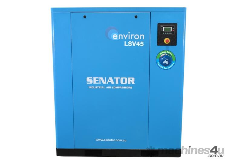 caption CVA Compressors - New Senator Rotary Screw VSD Air Compressor LSV45 - 45kw - 89-254cfm