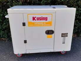 Pre-owned 8KVA Silenced Diesel Generator 240V - picture0' - Click to enlarge
