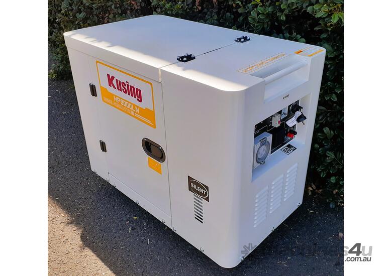 Pre-owned 8KVA Silenced Diesel Generator 240V