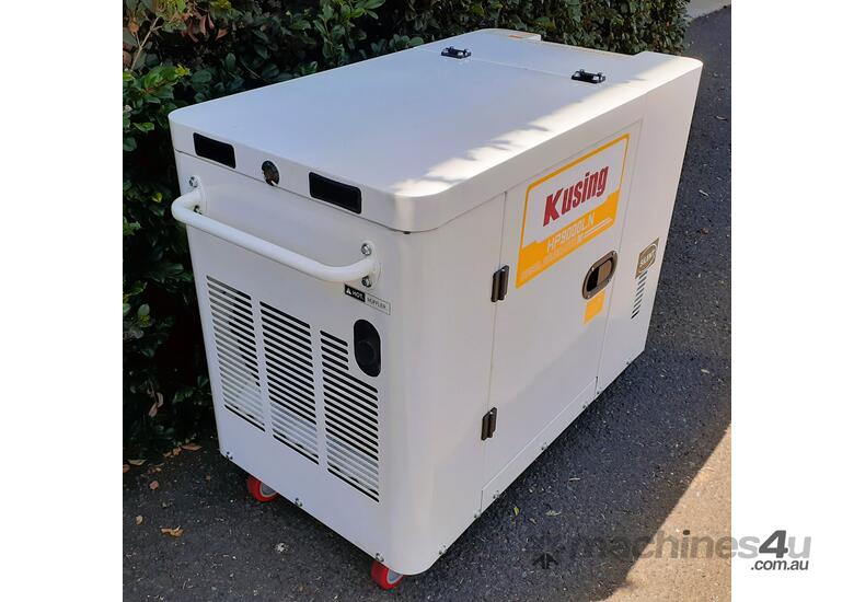 Pre-owned 8KVA Silenced Diesel Generator 240V