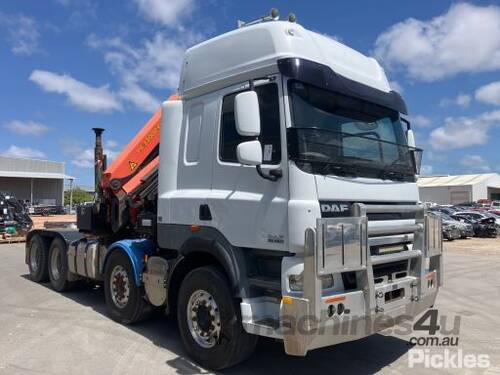 2014 DAF CF7585 Prime Mover Crane Truck