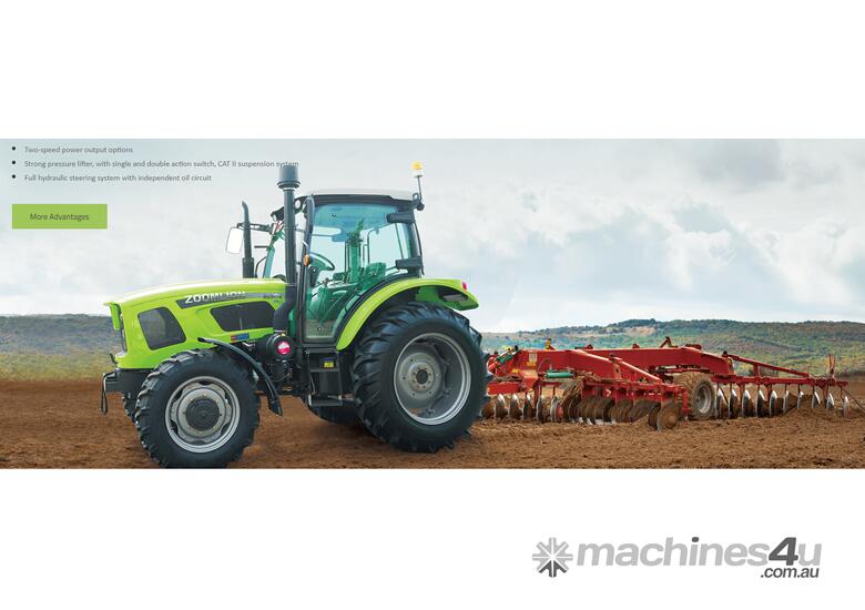 caption GANZ - Zoomlion 110hp tractor