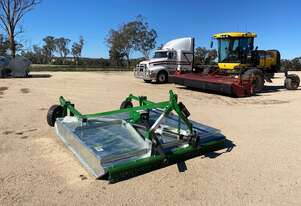 AgrifarmACS240 2.4m Galvanised Contractor 90HP Slasher With Wheels *AUSTRALIAN MADE*