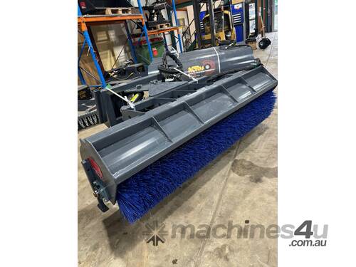 New NORM 1600mm Angle Broom Skidsteer