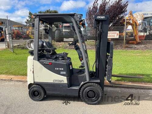 Forklift Crown CG185 Pro 5 1.8 Tonne 2015 Container Mast Fork Position Side Shift