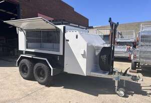 8x5 Tradie Trailer - White Heavy Duty Model Builders Choice BIGMAN TRAILER