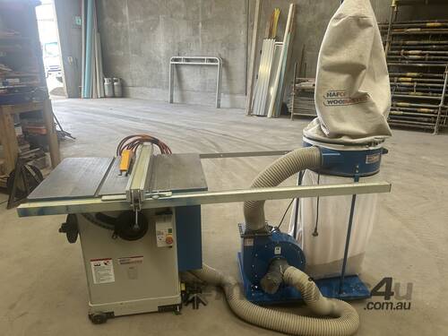 Hafco Table Saw ST12D. The invluding a DC3 dust collector.