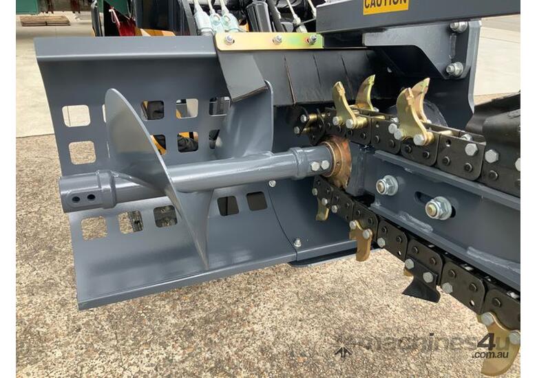 caption NORM ENGINEERING MINI LOADER TRENCHER