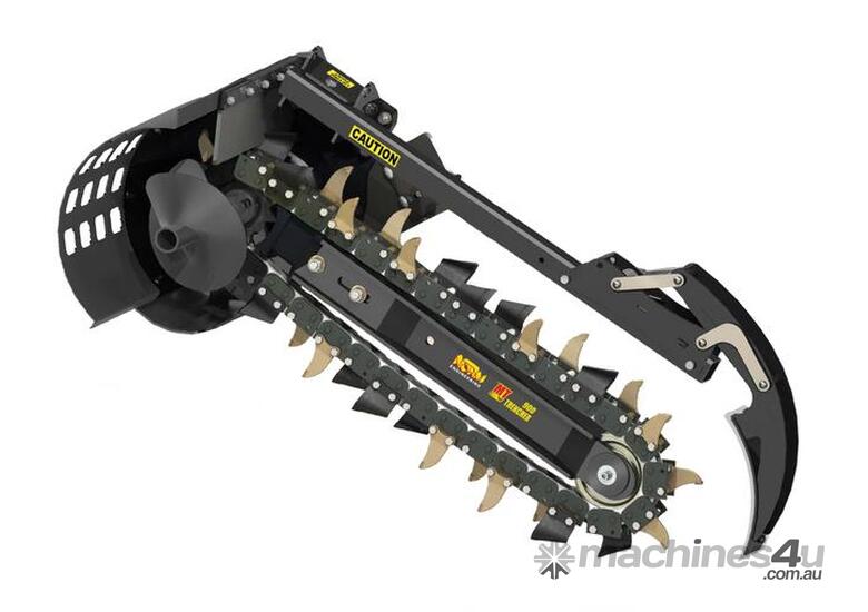 caption NORM ENGINEERING MINI LOADER TRENCHER