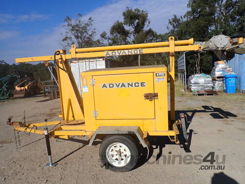 caption Mobile Lighting Tower