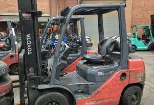 ACTIVE FORKLIFTS - 2.5 Ton Toyota Forklift | 4.5m Lift Height | Side Shift included