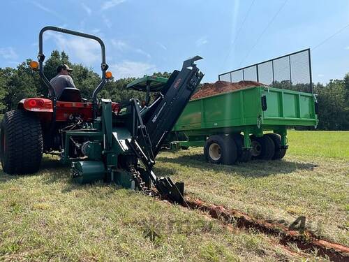 caption TrenchIt Pro Trencher - Heavy Duty New Zealand Made Drainage Trencher