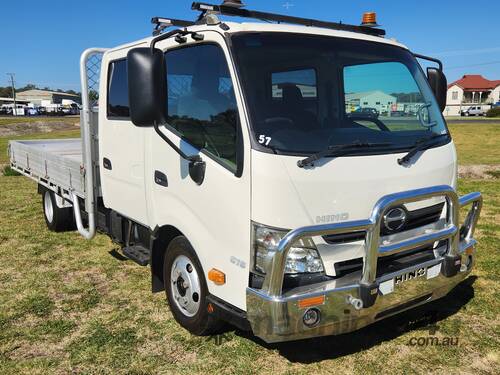  Hino 300 Series 616 Automatic Series 2 Widecab Crewcab 4x2 Traytop Truck.