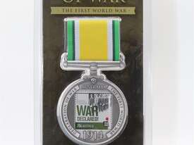 1914 DECLARATION OF WAR COMMEMORATIVE MEDALLION - picture0' - Click to enlarge