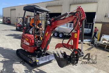 1.8 King Pro Mini Excavator with Swing Boom, Side Controls, and King Pro Attachment Package